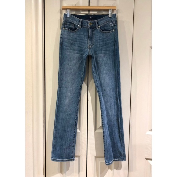 Vintage Tommy Hilfiger Light Wash Low Mid Rise Straight Tribeca Jeans 2 - Picture 1 of 12